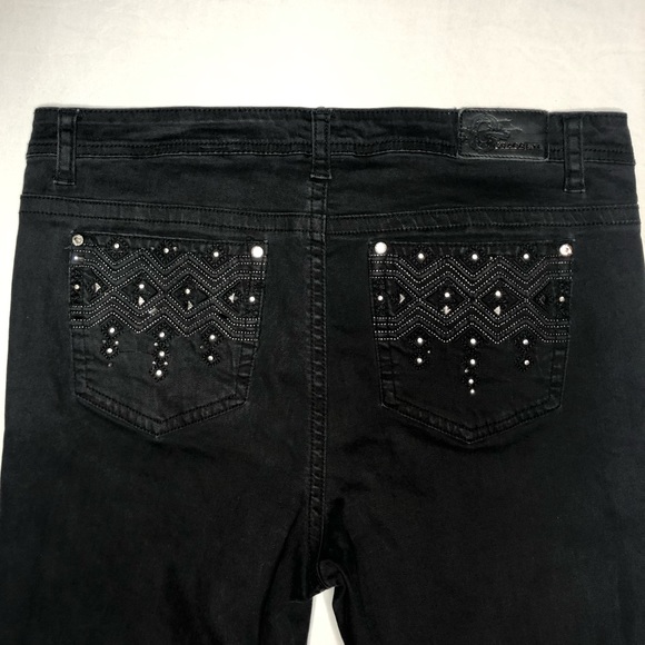 black bling jeans